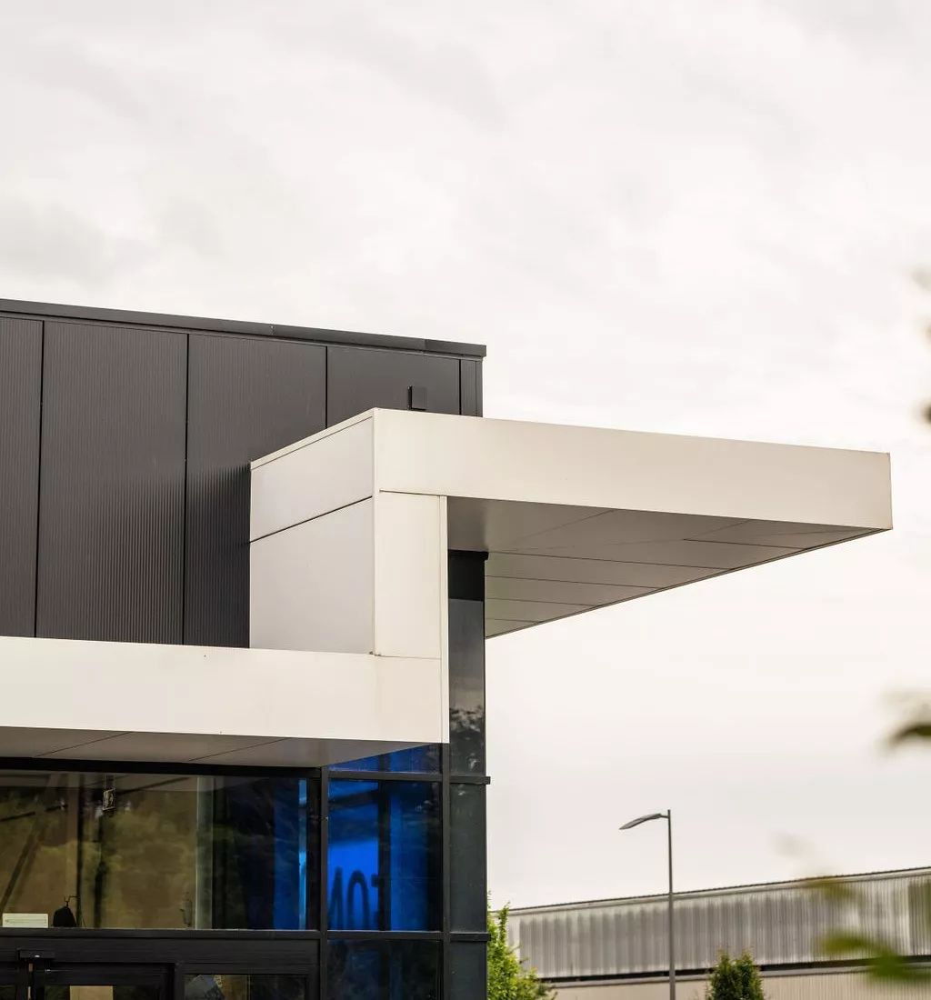 Façade marquise Ardent Retail